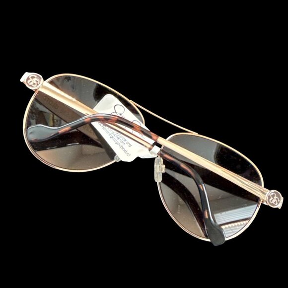 **SOLD***Jessica Simpson Gold Aviator style Sunglasses NWT $40 - Picture 3 of 7